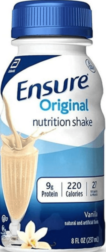 BTL Ensure Nutrition Vanilla Shakes case 4-6pcks  8 fl oz NDC-70074-57753