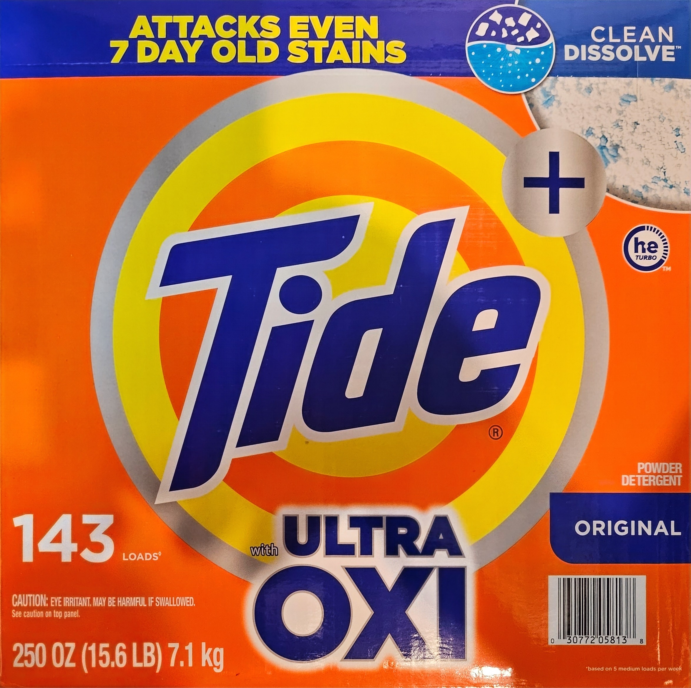 Tide powder- Mountain Spring143oz  2/cs