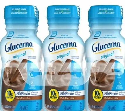 BTL Glucerna Chocolate Shake 8oz  4 x 6pk