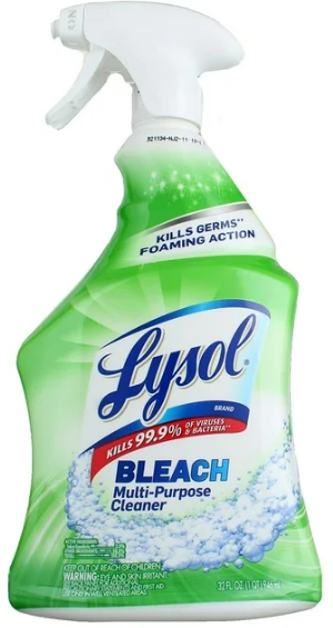 Lysol All Purpose Bleach Clnr w/Trigger 12 x 32 oz