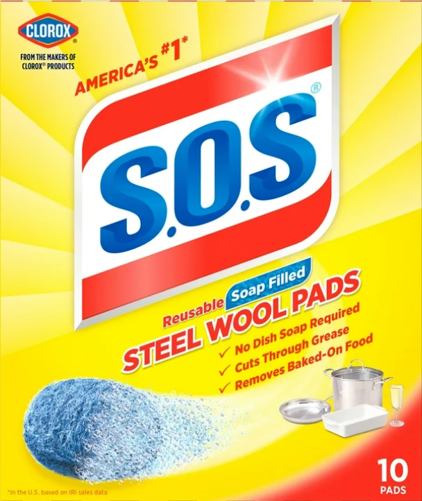 Soap Pads SOS-Regular 6 x 10ct