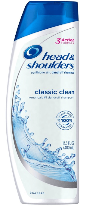 H&S Shampoo Classic Clean – 12.2/13.5fl. oz. (360m/400ml). (Case of 6)